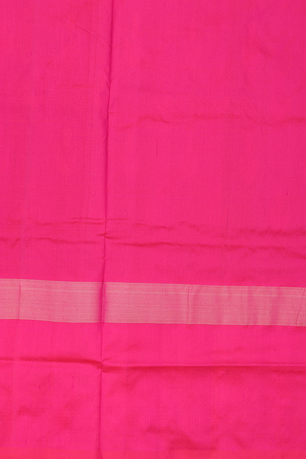 Pochampally Silk Saree In Royal Blue With Ikat Design