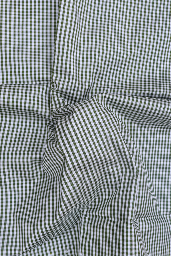 Pochampally Silk Saree In Green And White With Checks Design