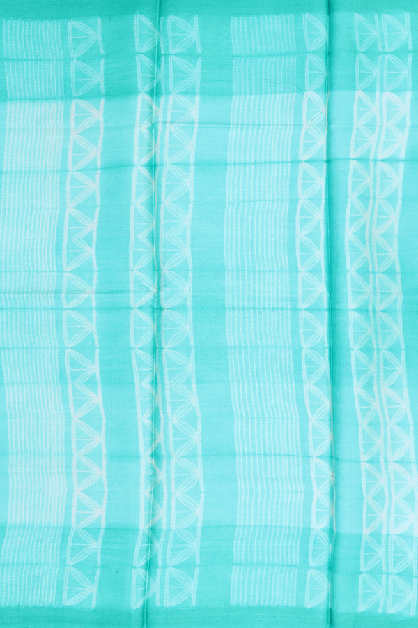Tussar Silk Saree In Light Blue With Shibori Design