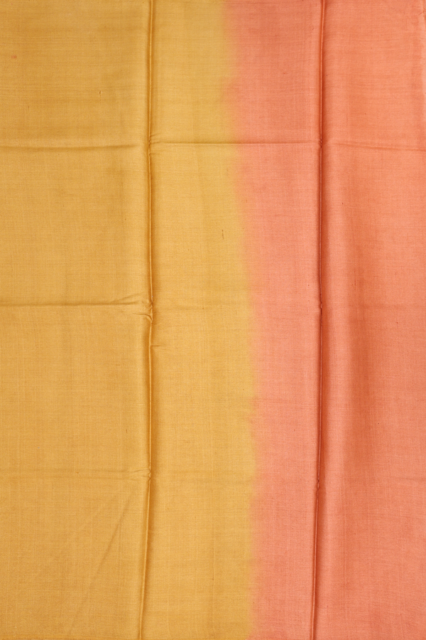 Tussar Silk Saree In Multicolor With Checks Design