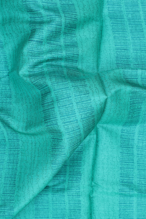 Tussar Silk Saree In Green With Allover Design