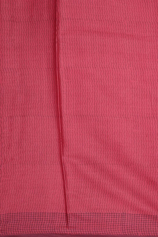 Tussar Silk Saree In Biscuit Color With Printed Design