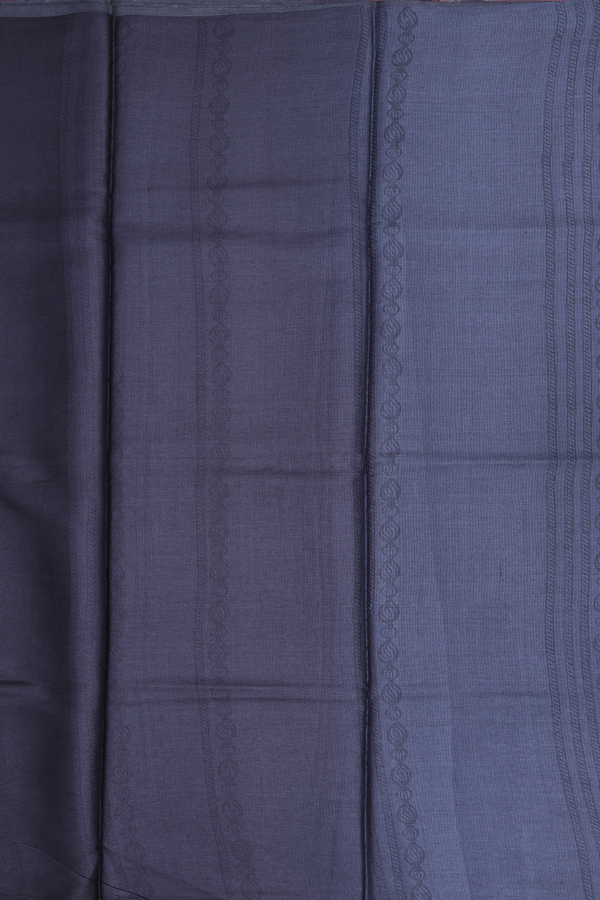 Tussar Silk Saree In Rose Brown With Floral Design