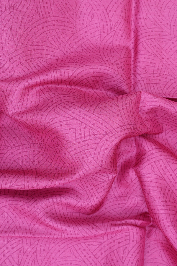 Tussar Silk Saree In Pink With Allover Design