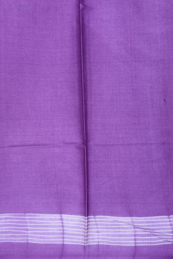 Tussar Silk Saree In Purple With Shibori Design