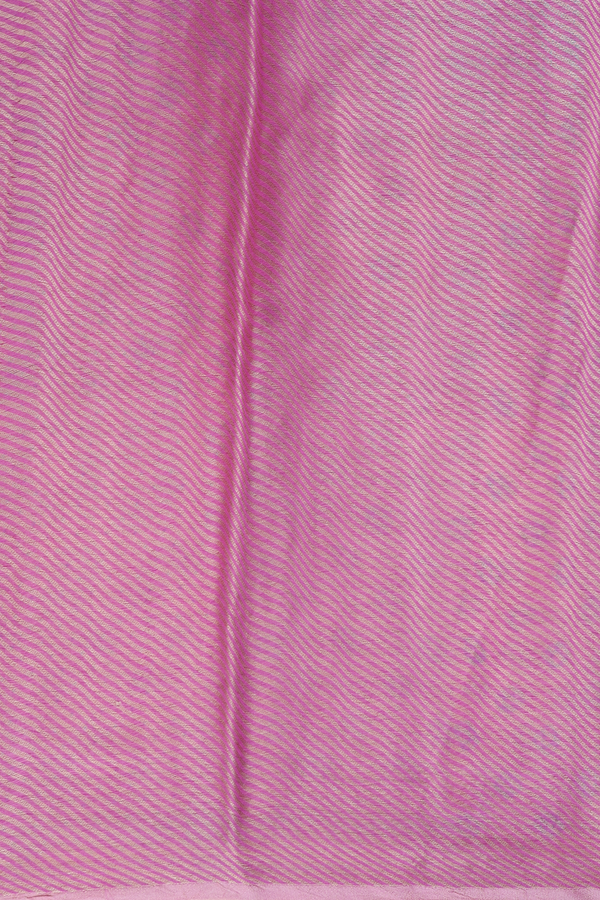 Chiffon Saree In TriColor With Diamond Buttas