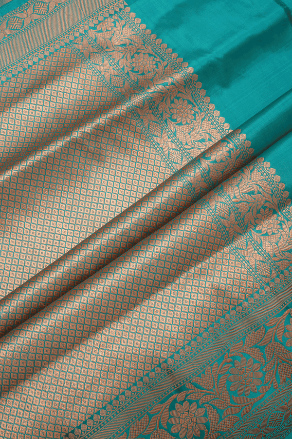 Paisley Motifs Salmon Pink Tussar Banarasi Silk Saree