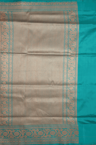 Paisley Motifs Salmon Pink Tussar Banarasi Silk Saree