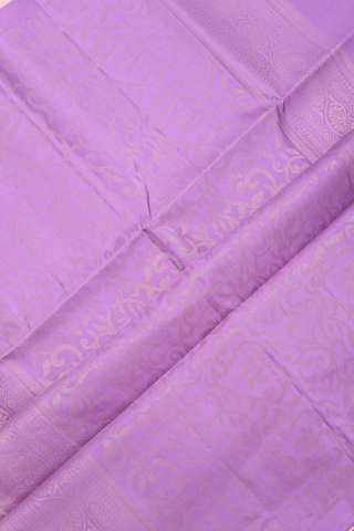 Paisley Zari Motifs Powder Pink Soft Silk Saree