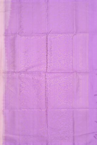 Paisley Zari Motifs Powder Pink Soft Silk Saree
