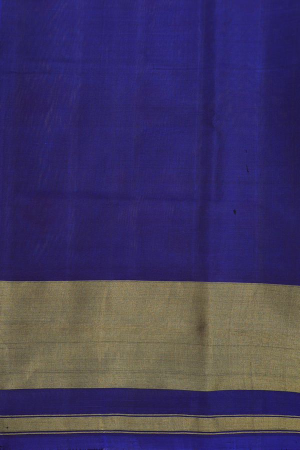 Patola Silk Saree In Blue With Elephant Design