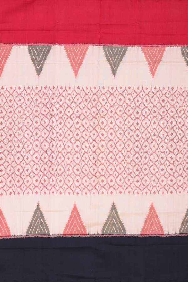 Patola Silk Saree In Brown With Printed Design