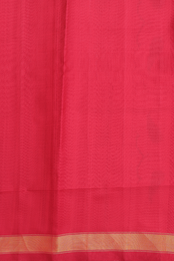 Patola Silk Saree In Crimson Red With Ikat Design