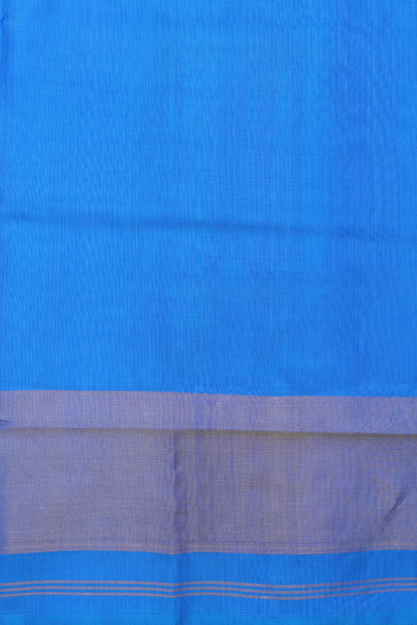 Patola Silk Saree In Deep Sky Blue With Allover Design