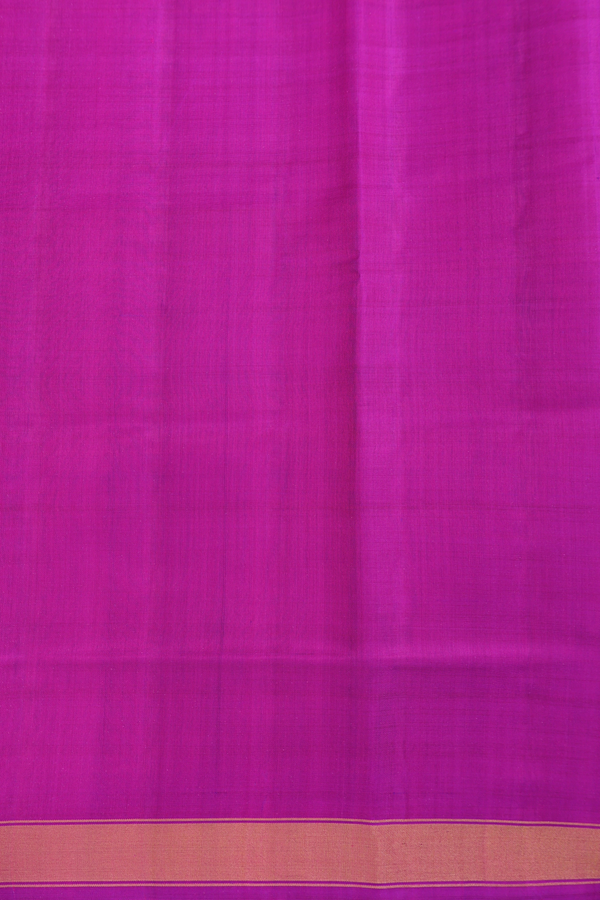 Patola Silk Saree In Dual Tone With Chevron Design