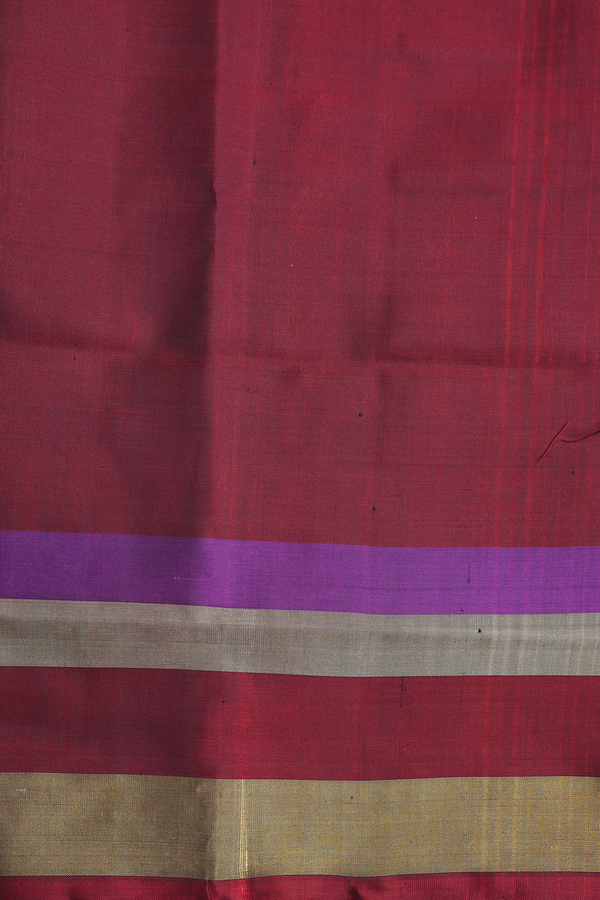 Patola Silk Saree In Rose Gold With Ogee Design