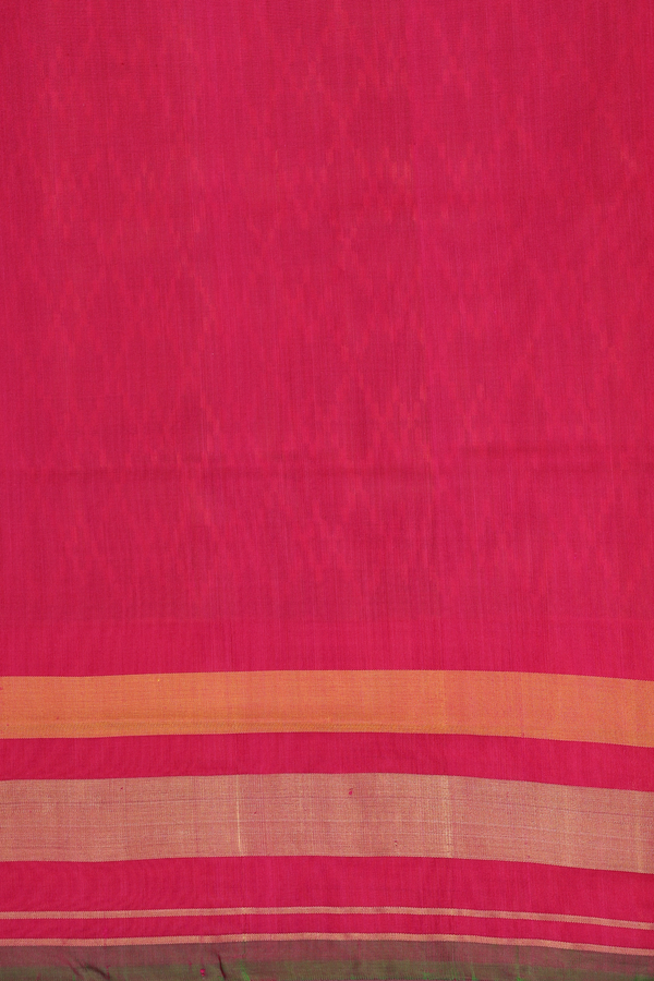 Patola Silk Saree In Green With Allover Design