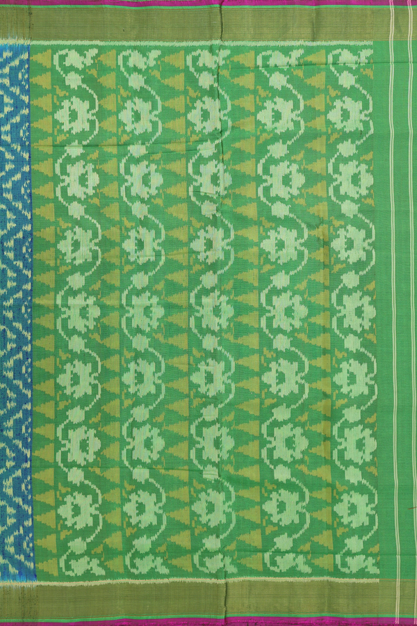 Patola Silk Saree In Dual Tone With Printed Design