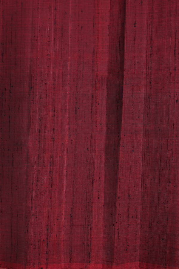 Patola Silk Saree In Maroon With Checks Design