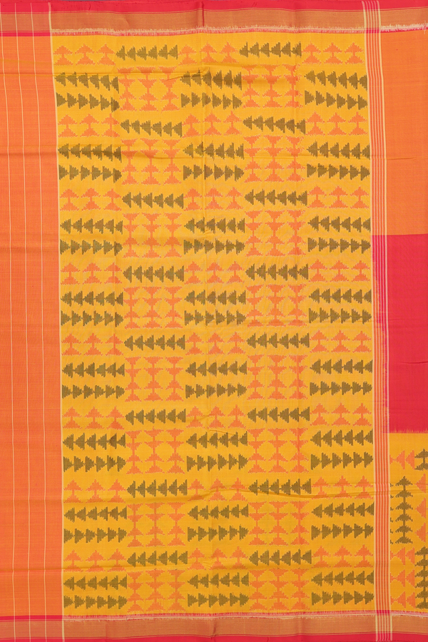 Patola Silk Saree In Multicolor With Printed Design
