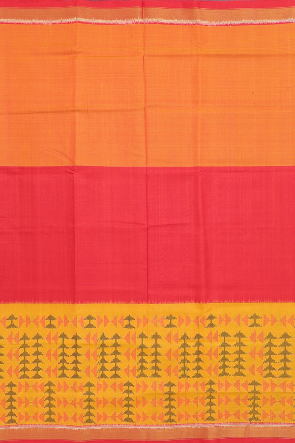 Patola Silk Saree In Multicolor With Printed Design