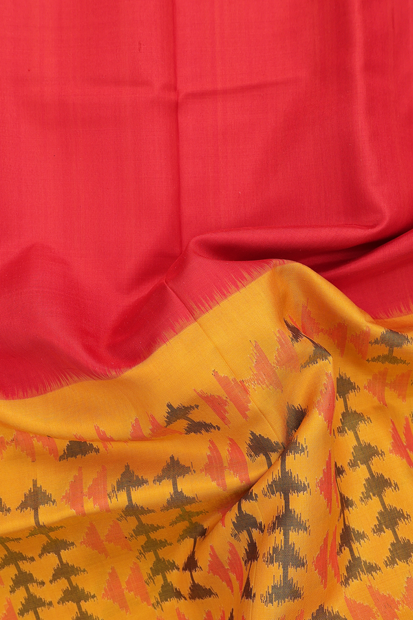 Patola Silk Saree In Multicolor With Printed Design