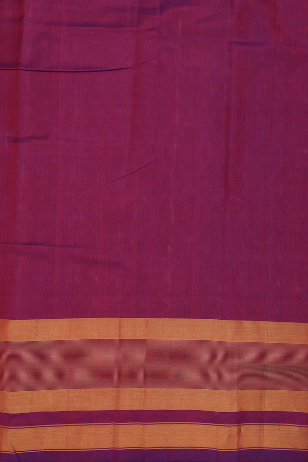 Patola Silk Saree In Navy Blue With Allover Design