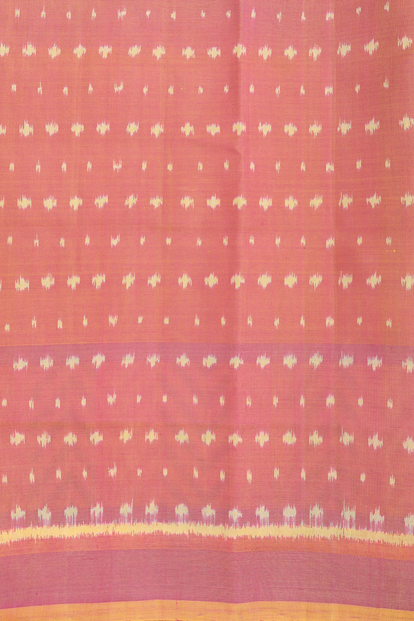 Patola Silk Saree In Plain Green With Contrast Border