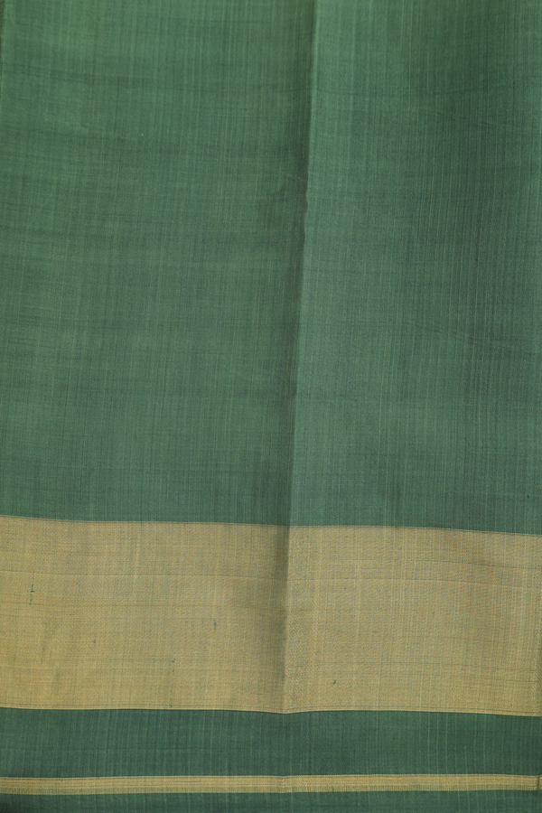 Patola Silk Saree In Sage Green With Printed Design