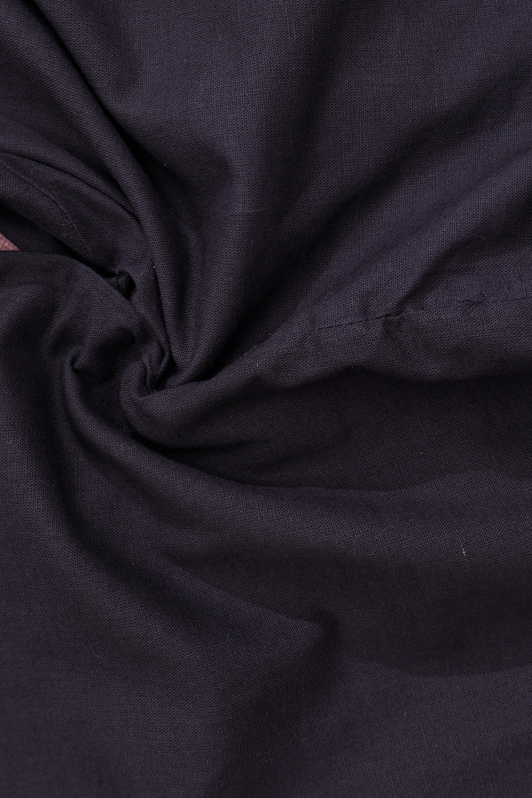 Plain Black Cotton Adjustable Bottom