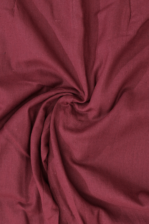 Plain Maroon Cotton Adjustable Bottom