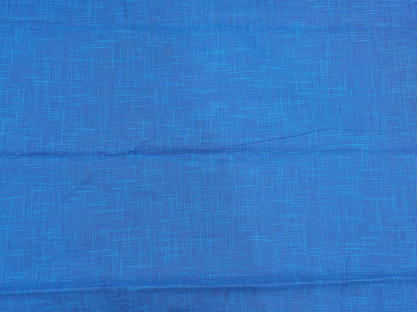 Plain Cerulean Blue Cotton Unstitched Salwar Material