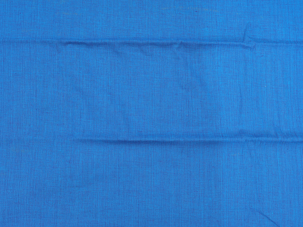 Plain Cerulean Blue Cotton Unstitched Salwar Material