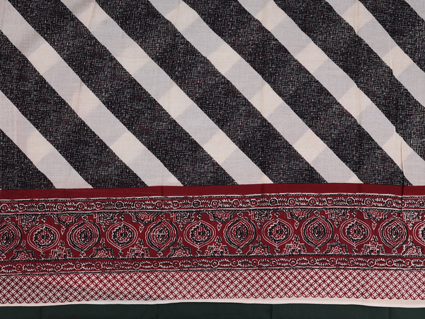 Plain Forest Green Cotton Unstitched Salwar Material