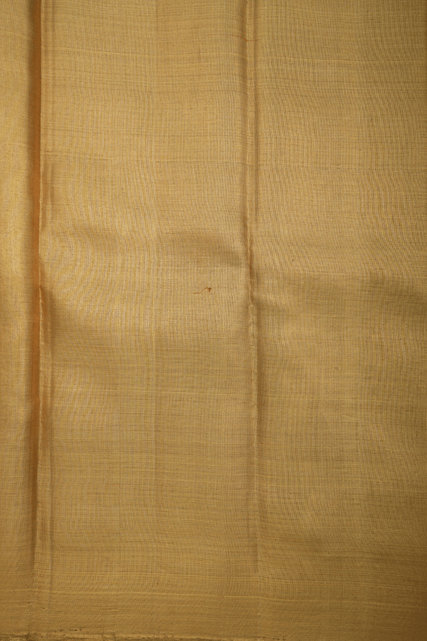Plain Gold Tissue Kanchipuram Silk Saree