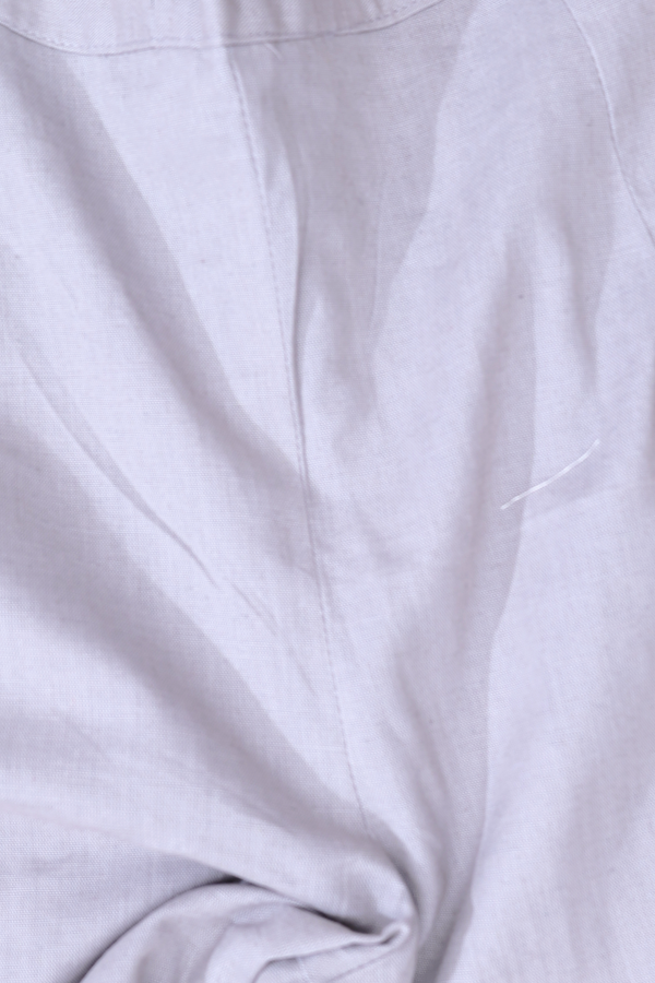 Plain Grey Cotton Adjustable Bottom