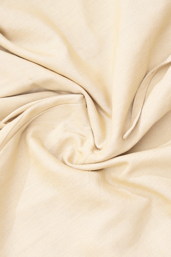 Plain Light Brown Cotton Adjustable Bottom