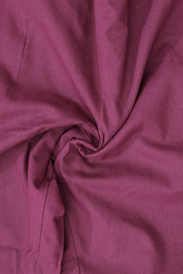 Plain Plum Purple Cotton Adjustable Bottom