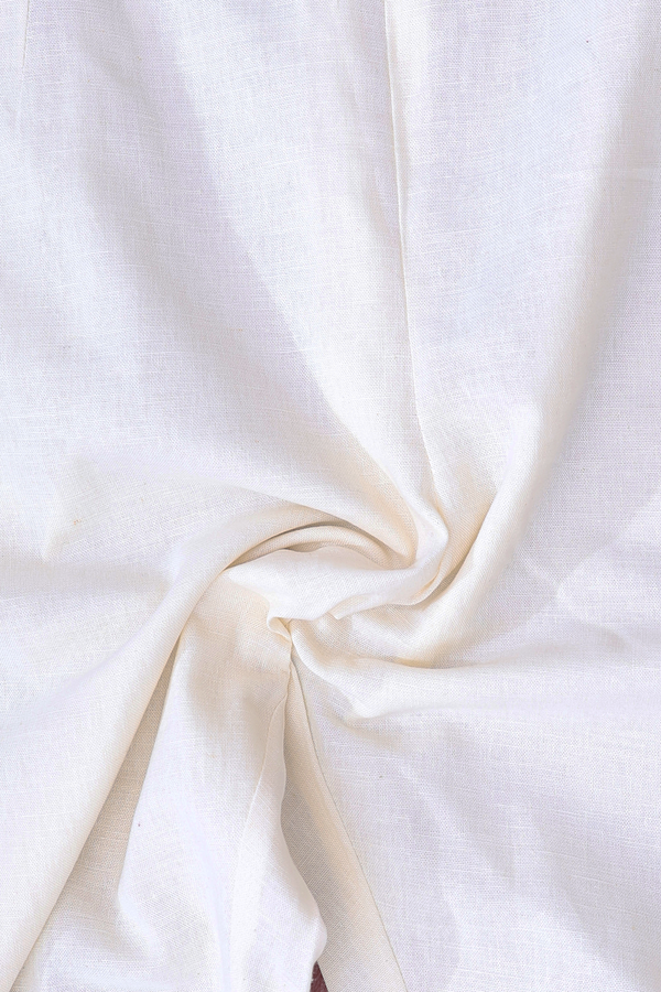 Plain White Cotton Adjustable Bottom