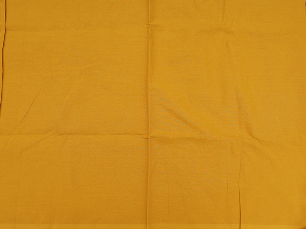 Plain Yellow Cotton Unstitched Salwar Material