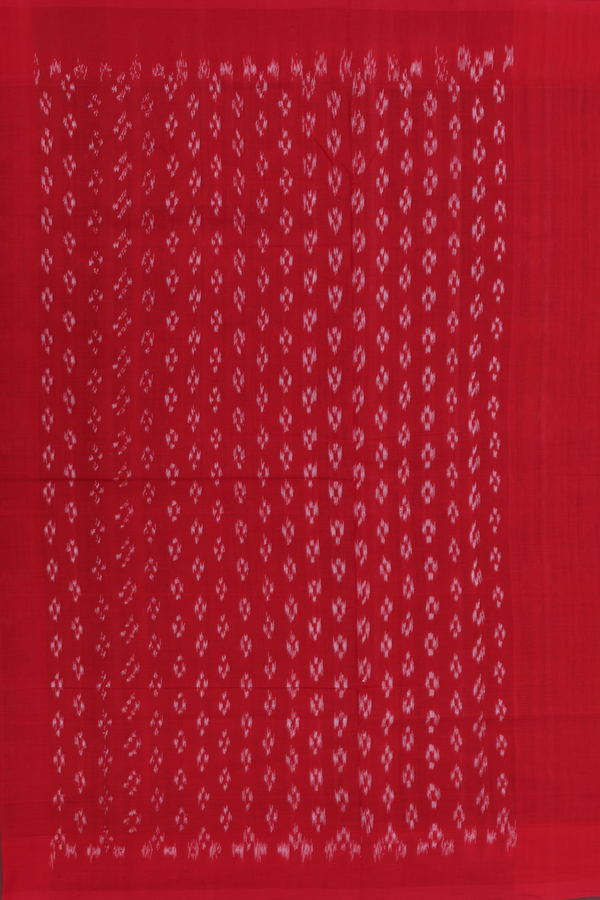 Pochampally Cotton Saree In Black With Printed Design