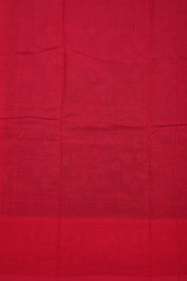 Pochampally Cotton Saree In Black With Printed Design