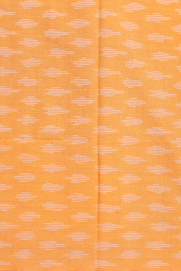 Pochampally Cotton Saree In Black With Diamond Design