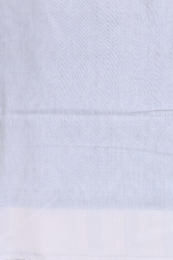 Pochampally Cotton Saree In Blue With Printed Design
