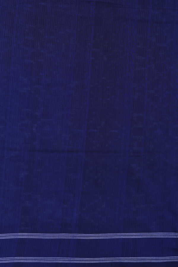 Pochampally Cotton Saree In Blue With Printed Design