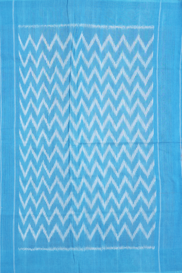 Pochampally Cotton Saree In Brown With Printed Design