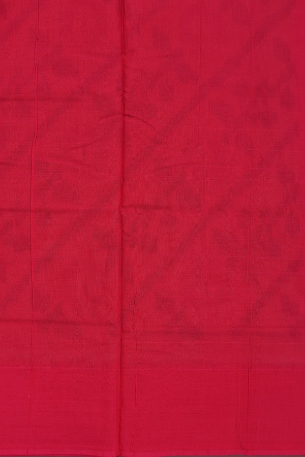 Pochampally Cotton Saree In Brown With Printed Design