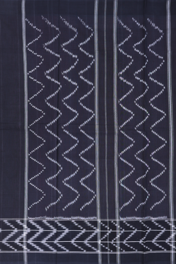 Pochampally Cotton Saree In Crimson Red With Checks Design