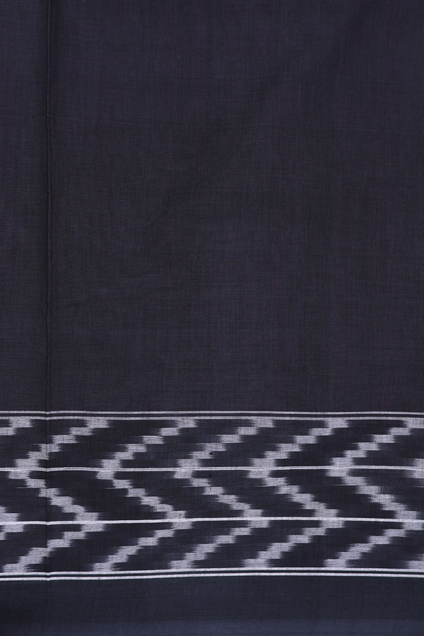 Pochampally Cotton Saree In Crimson Red With Checks Design