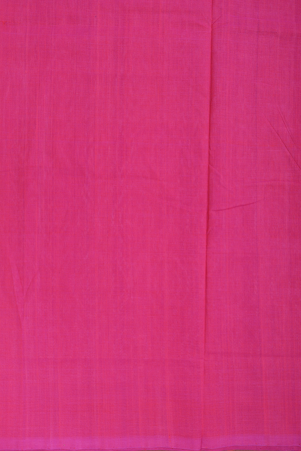 Pochampally Cotton Saree In Pink With Printed Design